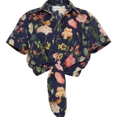 Топ Asbury с завязками и цветочным принтом