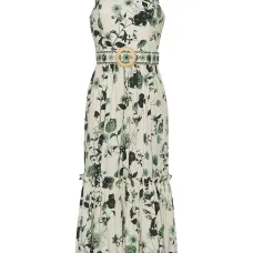 Платье миди Julietta с поясом и цветочным принтом