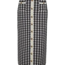 Юбка миди Ronnie в ломаную клетку