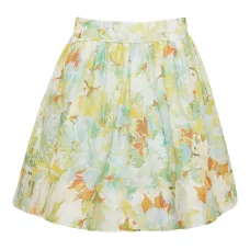 Мини юбка Alba с цветочным принтом и складками