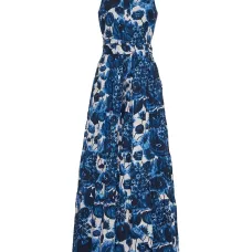 Ярусное платье макси Adriana с цветочным принтом