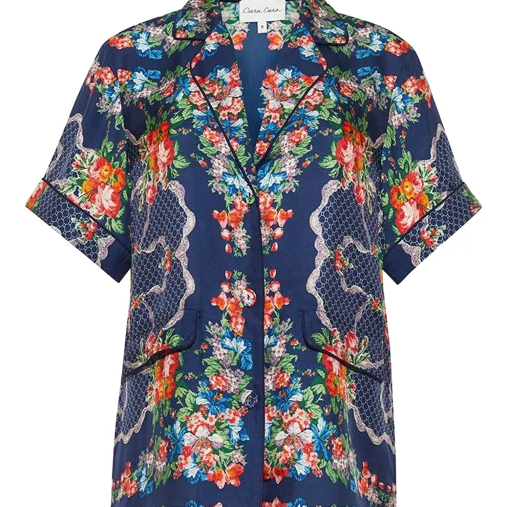 Топ Portofino с короткими рукавами и цветочным принтом