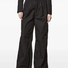 Плиссированные палаццо с боковыми карманами