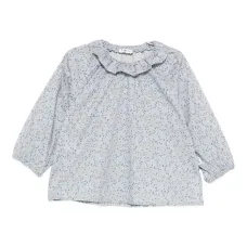 Блузка с воланами и цветочным принтом Блузка с воланами и цветочным принтом