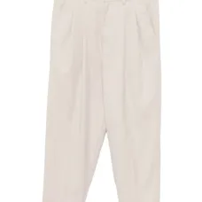 Брюки прямого кроя со складками Брюки прямого кроя со складками