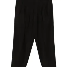 Плиссированные широкие брюки