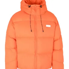 Стёганая куртка с фирменной табличкой-логотипом