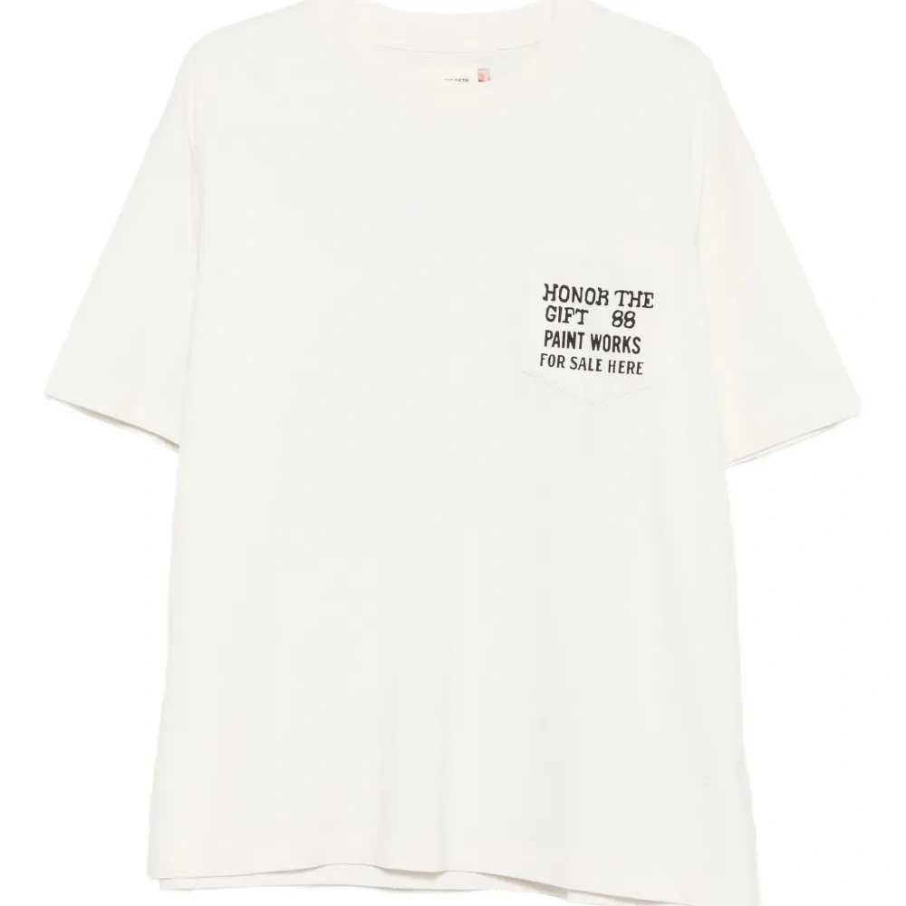 Футболка с принтом и нагрудным карманом