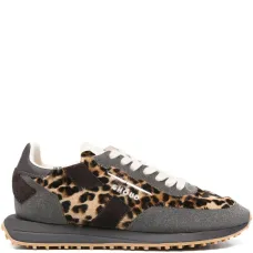 Кроссовки с панелями с анималистичным принтом