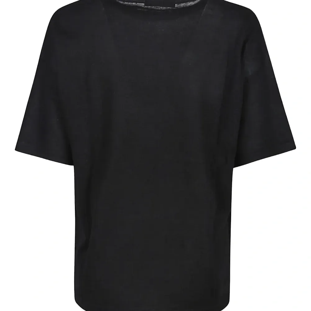 Льняная футболка с коротким рукавом