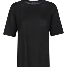 Льняная футболка с коротким рукавом