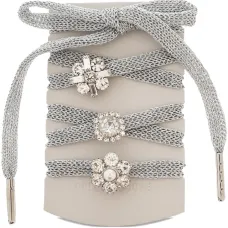 Шнурки с кристаллами