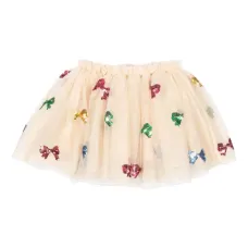 Юбка Yvonne с пайетками и бантом