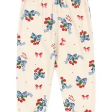 Спортивные брюки с принтом в виде бантов