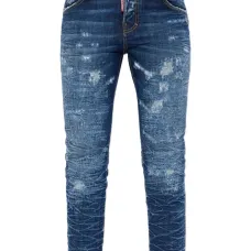 Джинсы Cool Girl с эффектом потертостей Джинсы Cool Girl с эффектом потертостей