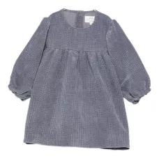 Платье вафельной вязки