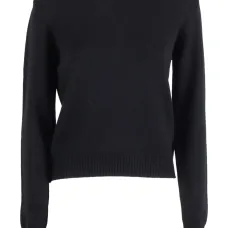 Шерстяной свитер с круглым вырезом Шерстяной свитер с круглым вырезом