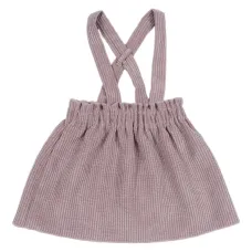 Кордуровая юбка с перекрёстными бретелями на спине