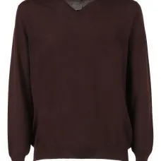 Свитер с V-образным вырезом