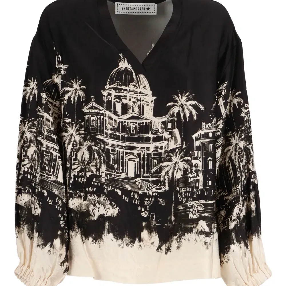 Блузка с принтом