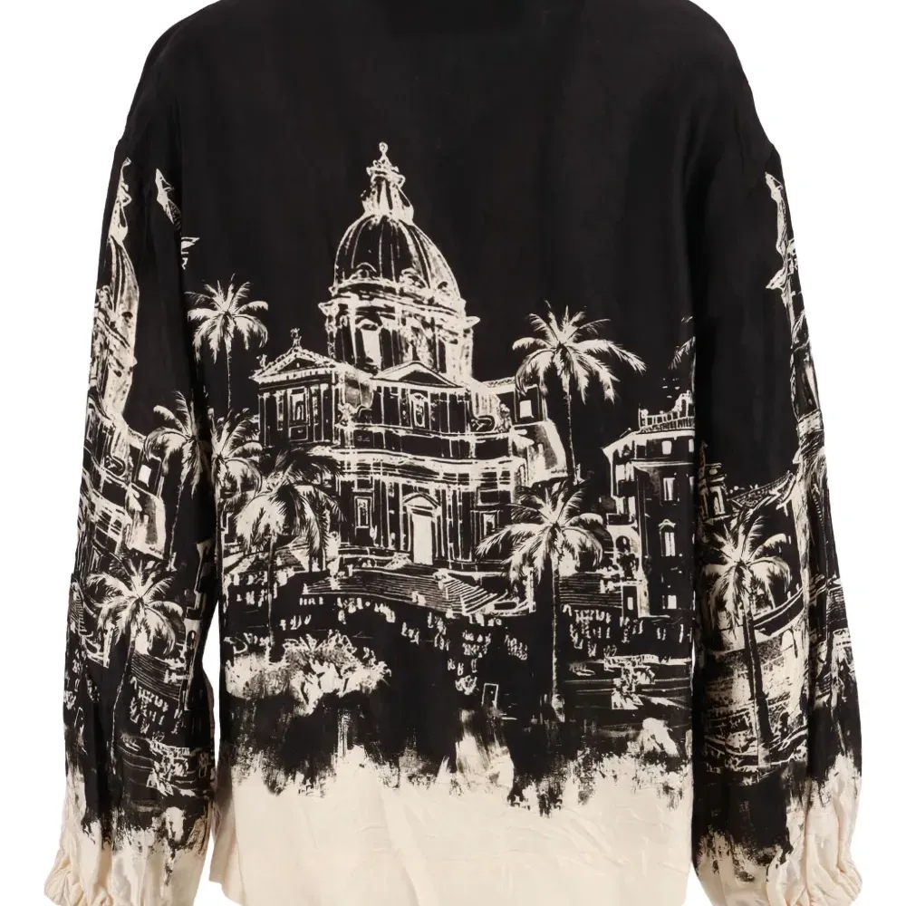 Блузка с принтом