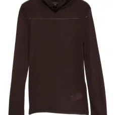 Джемпер с воротником-стойкой