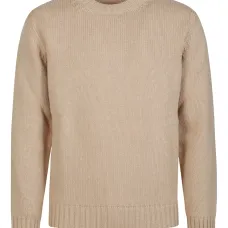 Шерстяной свитер с круглым вырезом