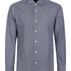 Геометрическая рубашка из хлопка