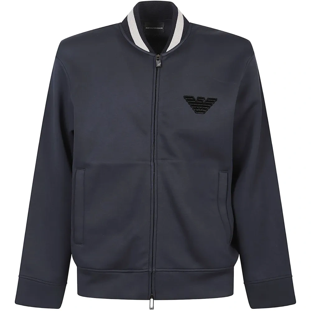 Бомбер на молнии с эмблемой орла