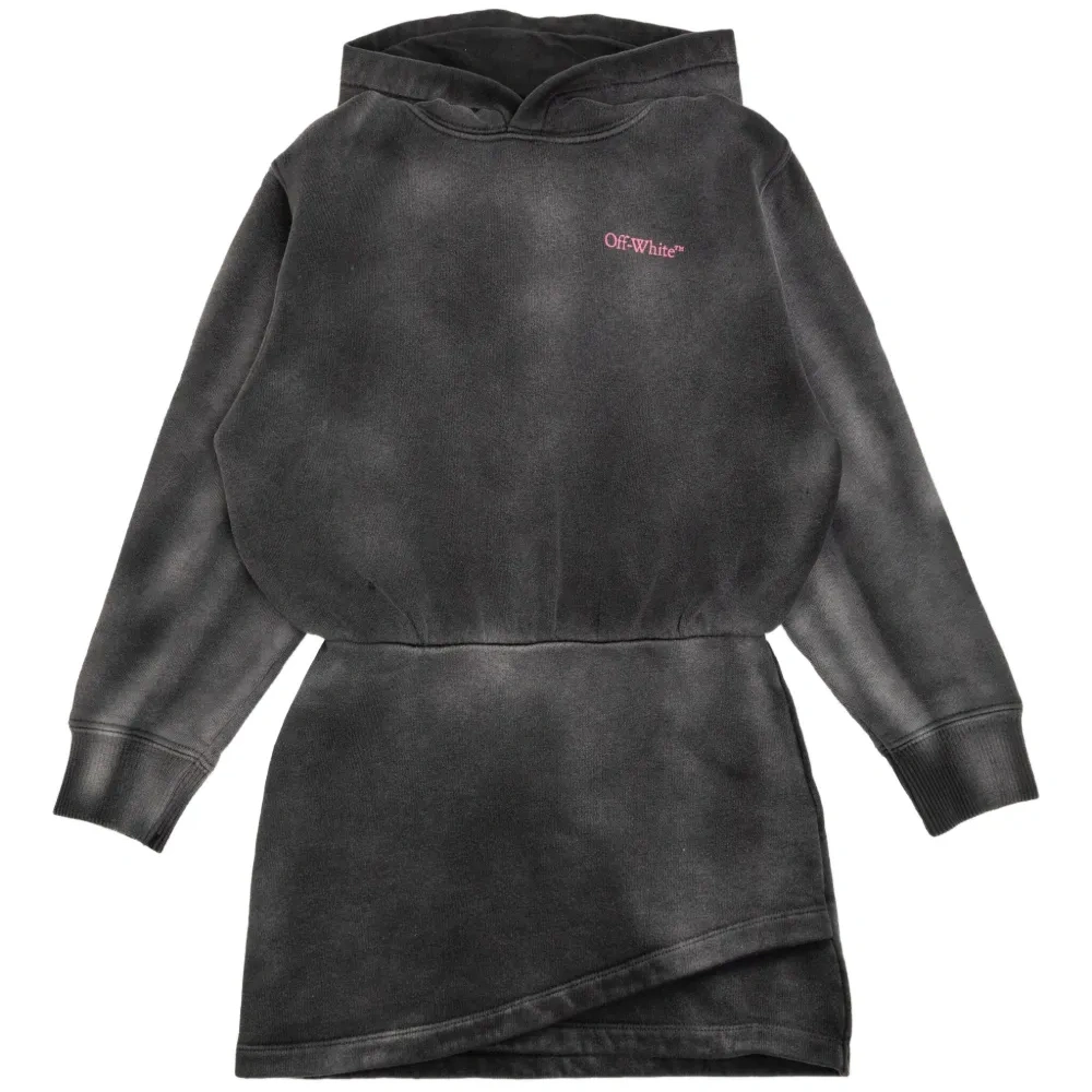 Асимметричное платье с капюшоном