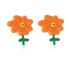 Серьги-гвоздики Joy Flower X David Shrigley