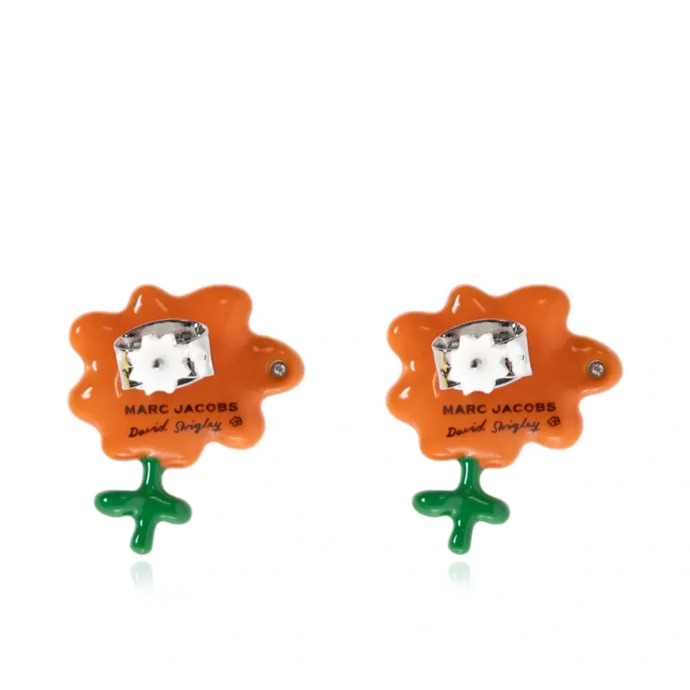 Серьги-гвоздики Joy Flower X David Shrigley