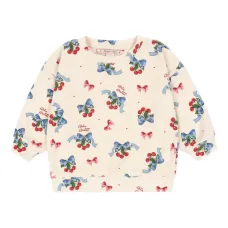 Свитер Itty с вишнями и бантиком