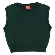 Топ без рукавов с круглым вырезом