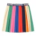 Плиссированная юбка в радужную полоску Плиссированная юбка в радужную полоску