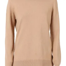 Свитер с кожаными вставками на локтях