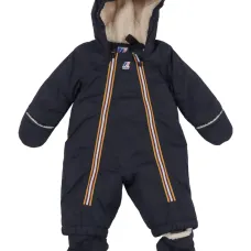 Утеплённый комбинезон с капюшоном