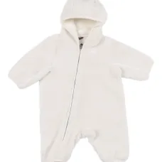 Флисовый ромпер с капюшоном