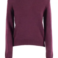 Шерстяной свитер с круглым вырезом Шерстяной свитер с круглым вырезом