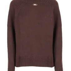 Свитер с воротником-стойкой