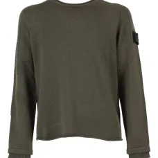 Шерстяной свитер с круглым вырезом Шерстяной свитер с круглым вырезом