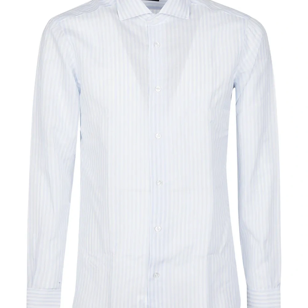 Рубашка из хлопка в полоску