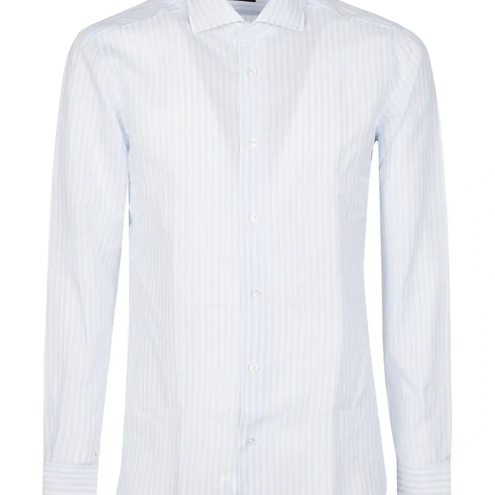 Рубашка из хлопка в полоску