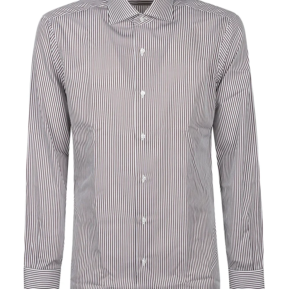 Рубашка в полоску из хлопка