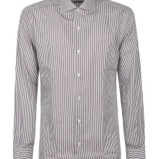 Рубашка в полоску из хлопка