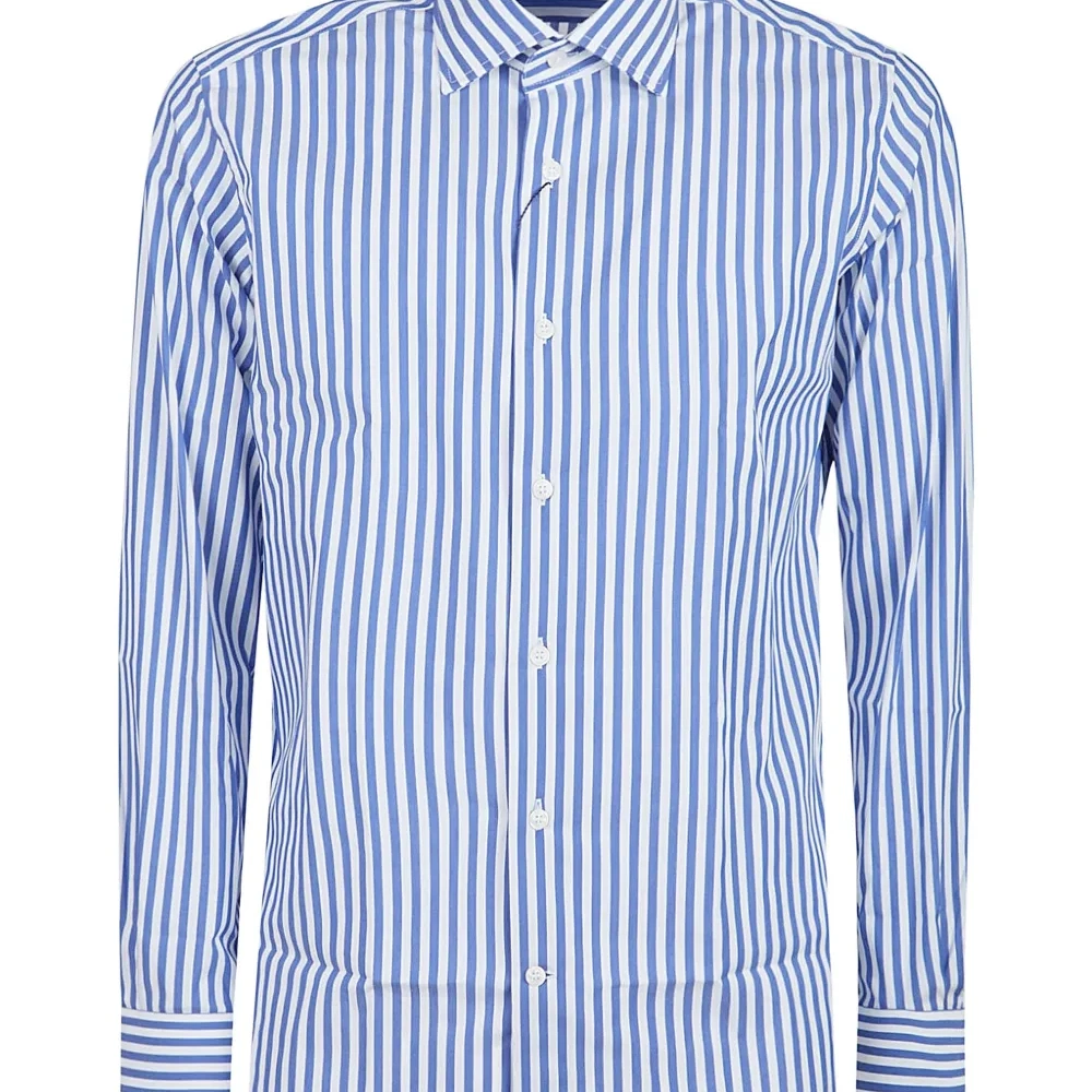 Рубашка в полоску из хлопка