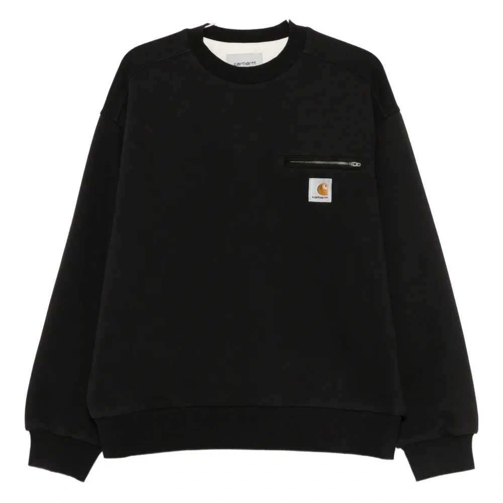 Свитшот с карманом на молнии