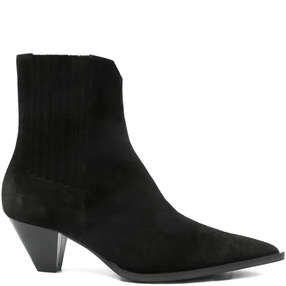 Кожаные ботильоны Кожаные ботильоны