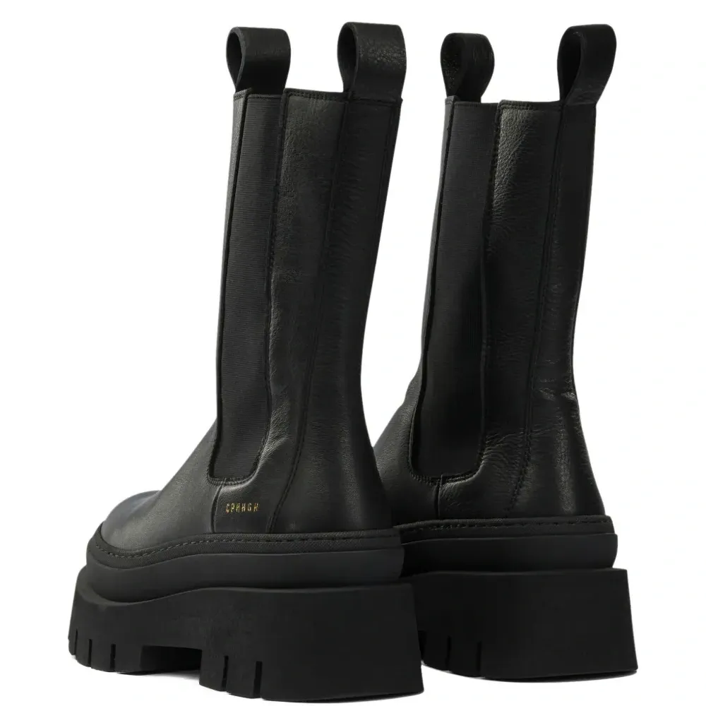 Ботинки на платформе с эластичными вставками