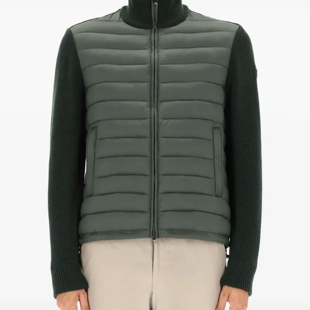 Куртка со вставками в рубчик